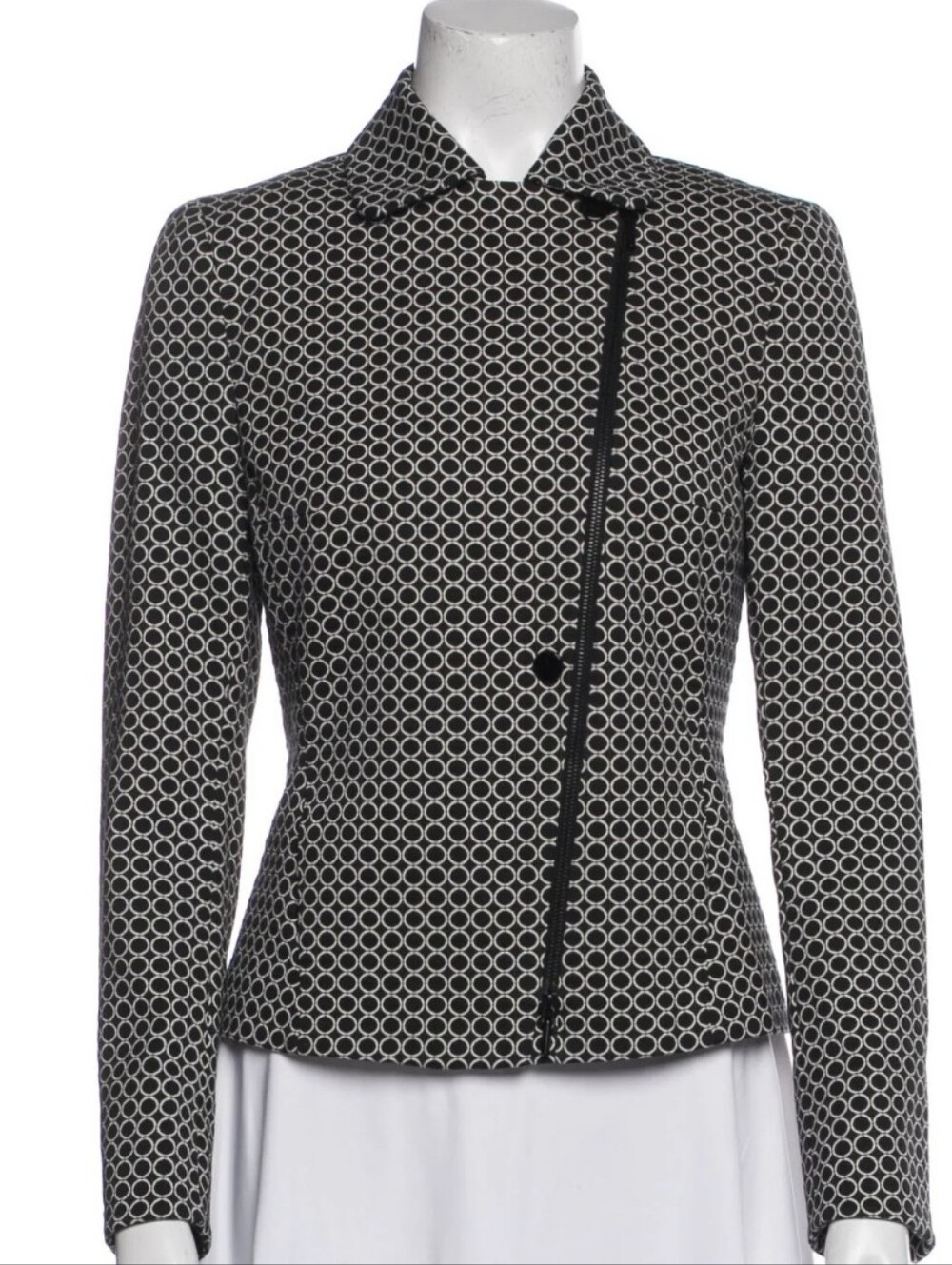 Akris Punto blazer/ light moto style jacket